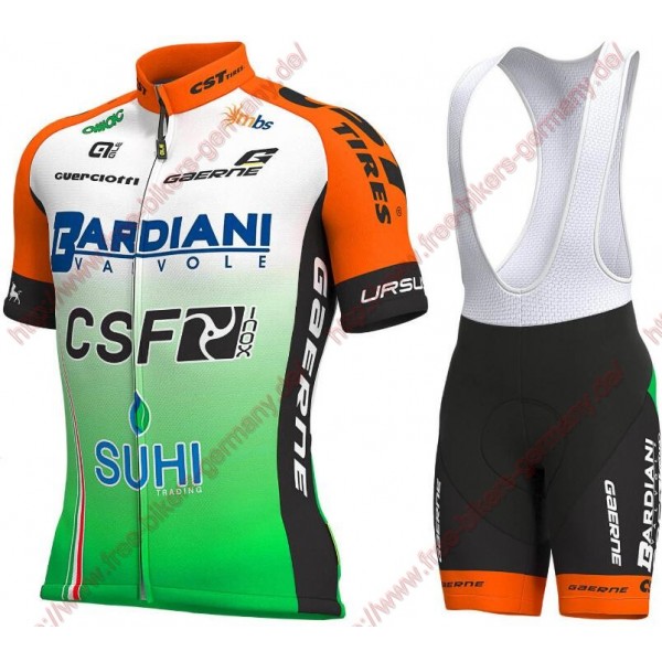 Profiteams 2019 Bardiani Csf Radbekleidung Satz Trikot Kurzarm+Trägerhosen Se