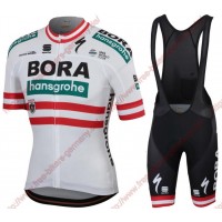 Profiteams Bora Hansgrohe 2019 Austrian champion Radbekleidung Satz Trikot Kurzarm+Trägerhosen Se
