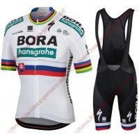Profiteams Bora Hansgrohe 2019 Slovak champion Radbekleidung Satz Trikot Kurzarm+Trägerhosen Se
