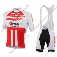 Profiteams Corendon Circus 2019 Radbekleidung Satz Trikot Kurzarm+Trägerhosen Se