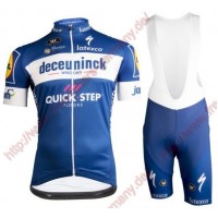 Profiteams DECEUNINCK-QUICK-STEP 2019 Radbekleidung Satz Trikot Kurzarm+Trägerhosen Se