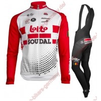 Profiteams Lotto Soudal 2019 Radsport Fahrradbekleidung Trikot Langarm+Lang Tr