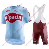 Profiteams TEAM KATUSHA ALPECIN 2019 Radbekleidung Satz Trikot Kurzarm+Trägerhosen Se