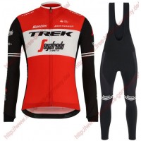 Profiteams Trek Segafredo 2019 rot Radsport Fahrradbekleidung Trikot Langarm+Lang Tr