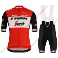 Profiteams Trek Segafredo 2019 rot Radbekleidung Satz Trikot Kurzarm+Trägerhosen Se