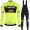 Profiteams Trek Segafredo 2019 training Fluo gelb Radsport Fahrradbekleidung Trikot Langarm+Lang Tr