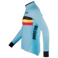 BELGIEN 2022 Radtrikot langarm-Radsport-National-Team BELGIEN 2022 Radtrikot langarm-Radsport-National-Team