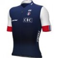 Frankreich 2023 Set(Radtrikot langer RV+Trägerhose)-ALE Radsport-Profi-Team Frankreich 2023 Set(Radtrikot langer RV+Trägerhose)-ALE Radsport-Profi-Team