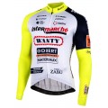 Intermarché-Wanty-Gobert Matériaux 2022 Radtrikot langarm-Radsport-Profi-Team Intermarché-Wanty-Gobert Matériaux 2022 Radtrikot langarm-Radsport-Profi-Team