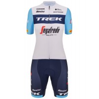TREK-SEGAFREDO Damen Team 2023 Radsport Set(Radtrikot langer RV+Radhose)-Radsport-Profi-Team