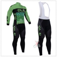 2015 ALE giordana Fahrradbekleidung Radtrikot Satz Langarm und Lange Trägerhose