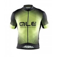 2015 ALE Grün schwarz Radtrikot Kurzarm