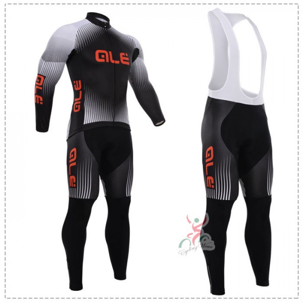2015 ALE giordana Fahrradbekleidung Radtrikot Satz Langarm und Lange Trägerhose