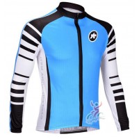 2015 ASSOS blau Fahrradtrikot Langarm