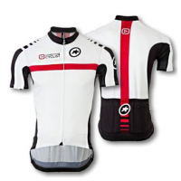 2015 ASSOS Proteam Radtrikot Kurzarm Weiß