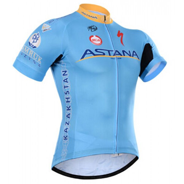 2015 Astana Radtrikot Kurzarm