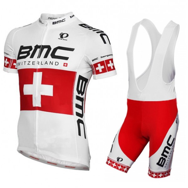 2015 Pearl Izumi BMC Fahrradbekleidung Satz Fahrradtrikot Kurzarm Trikot und Kurz Trägerhose