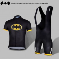 2015 Bat-Man Fahrradbekleidung Satz Fahrradtrikot Kurzarm Trikot und Kurz Trägerhose