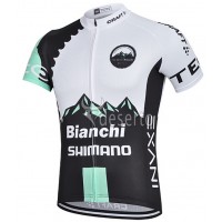 2015 Bianchi Shimano Radtrikot Kurzarm