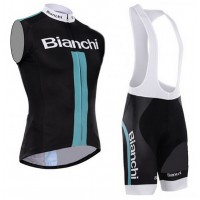 2015 Bianchi ärmelloses Trikot und Kurz Trägerhose