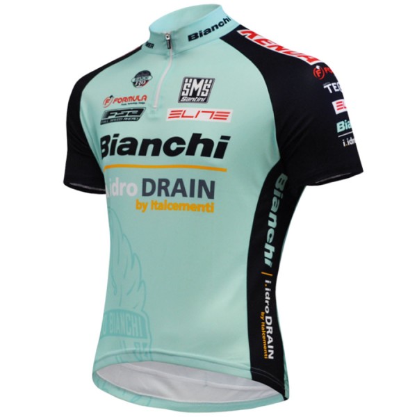 Bianchi Idro Drain 2015 Radtrikot Kurzarm