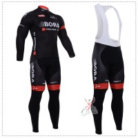 2015 bora Argon Fahrradbekleidung Radtrikot Satz Langarm und Lange Trägerhose