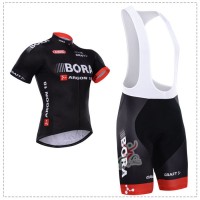 2015 Bora Argon 18 Fahrradbekleidung Satz Fahrradtrikot Kurzarm Trikot und Kurz Trägerhose