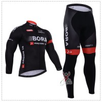 2015 bora Argon Fahrradbekleidung Radtrikot Satz Langarm und Lange Fahrradhose
