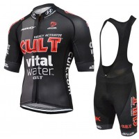 2015 CULT Fahrradbekleidung Satz Fahrradtrikot Kurzarm Trikot und Kurz Trägerhose