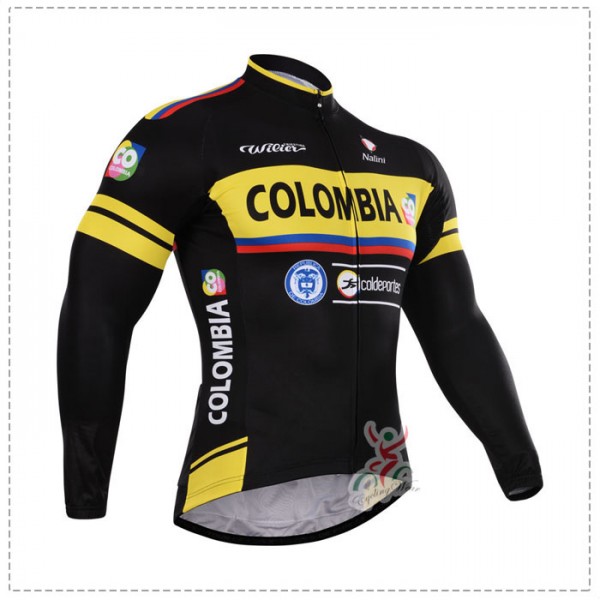 2015 Colombia Fahrradtrikot Langarm