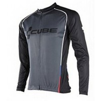 2015 Cube schwarz Fahrradtrikot Langarm