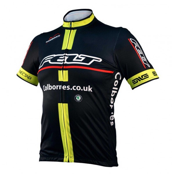 2015 Felt gelb Radtrikot Kurzarm