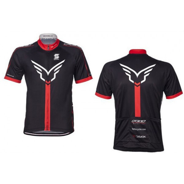 2015 Felt Radtrikot Kurzarm schwarz rot
