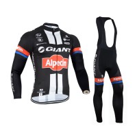 2015 Giant Fahrradbekleidung Radtrikot Satz Langarm und Lange Trägerhose