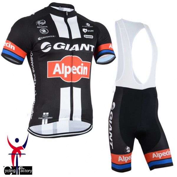 2015 GIANT-ALPECIN Radtrikot Kurzarm schwarz und Kurz Trägerhose 2015 GIANT-ALPECIN Radtrikot Kurzarm schwarz und Kurz Trägerhose