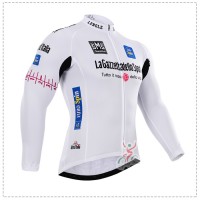 2015 Giro d'Italia Fahrradtrikot Langarm Blanc