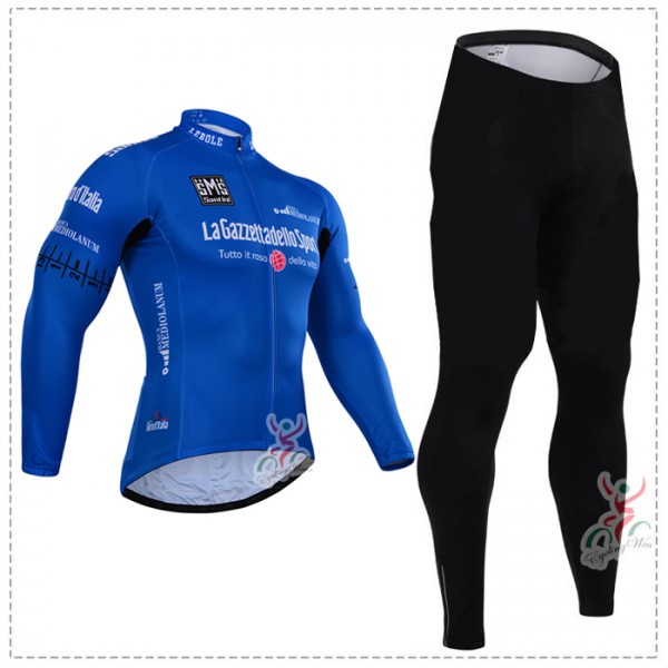 2015 Giro d'Italia Fahrradbekleidung Radtrikot Satz Langarm und Lange Fahrradhose