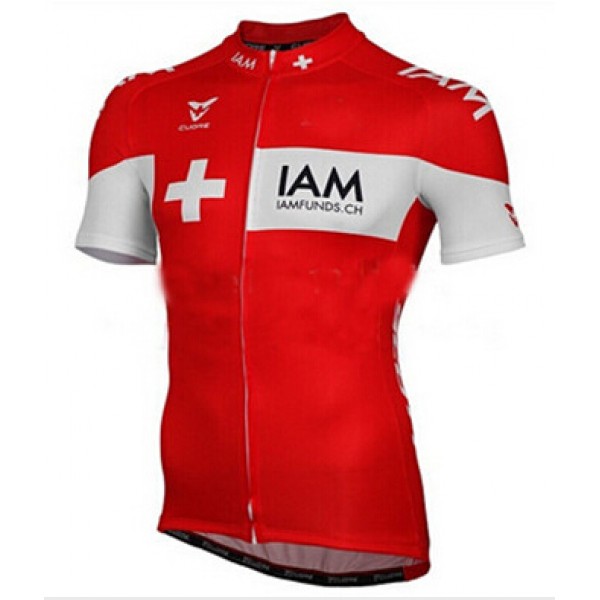 2015 IAM Radtrikot Kurzarm Rote