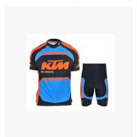 2015 KTM Proteam Blau Schwarz Radbekleidung Radtrikot Kurzarm und Fahrradhosen Kurz