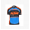KTM 2015 Proteam Blau Schwarz Radtrikot Kurzarm