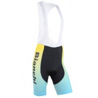 2015 Lotto Kurz Trägerhose Gelb und Blau