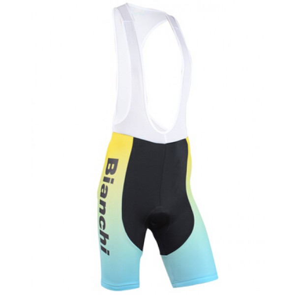 2015 Lotto Kurz Trägerhose Gelb und Blau