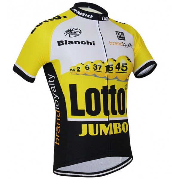 2015 Lotto Jumbo Radtrikot Kurzarm