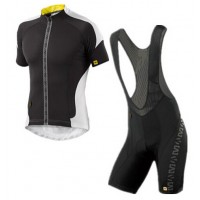 2015 Mavic 6 Fahrradbekleidung Satz Fahrradtrikot Kurzarm Trikot und Kurz Trägerhose