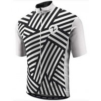 2015 MORVELO Radtrikot Kurzarm schwarz Weiß