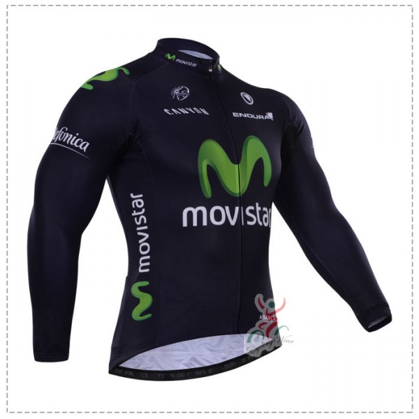 2015 Movistar Fahrradtrikot Langarm