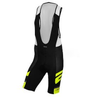 2015 Nalini Bao Weiß-Schwarz Fluo Kurz Trägerhose