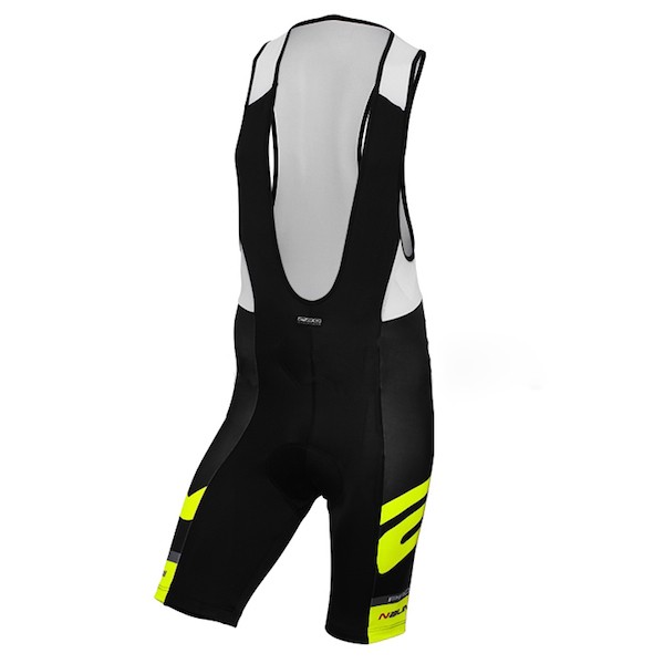 2015 Nalini Bao Weiß-Schwarz Fluo Kurz Trägerhose