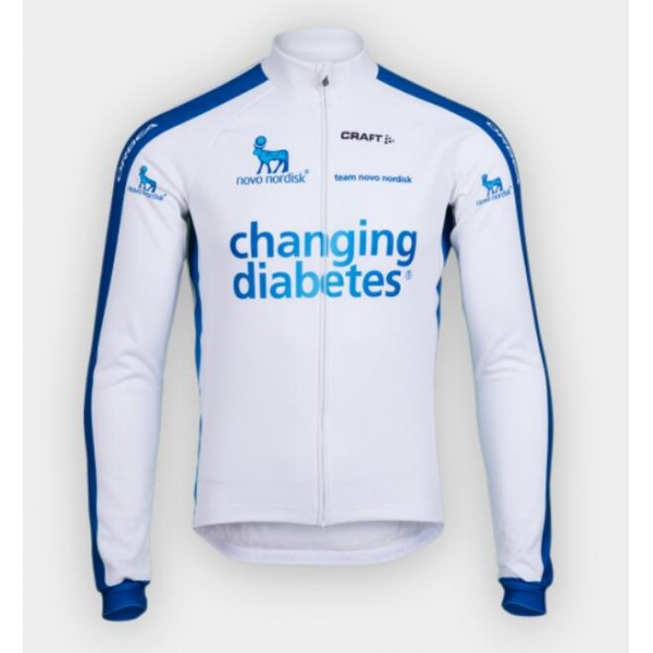 2015 Team Novo nordisk Fahrradtrikot Langarm