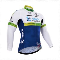 2015 Orica Greenedge Fahrradtrikot Langarm